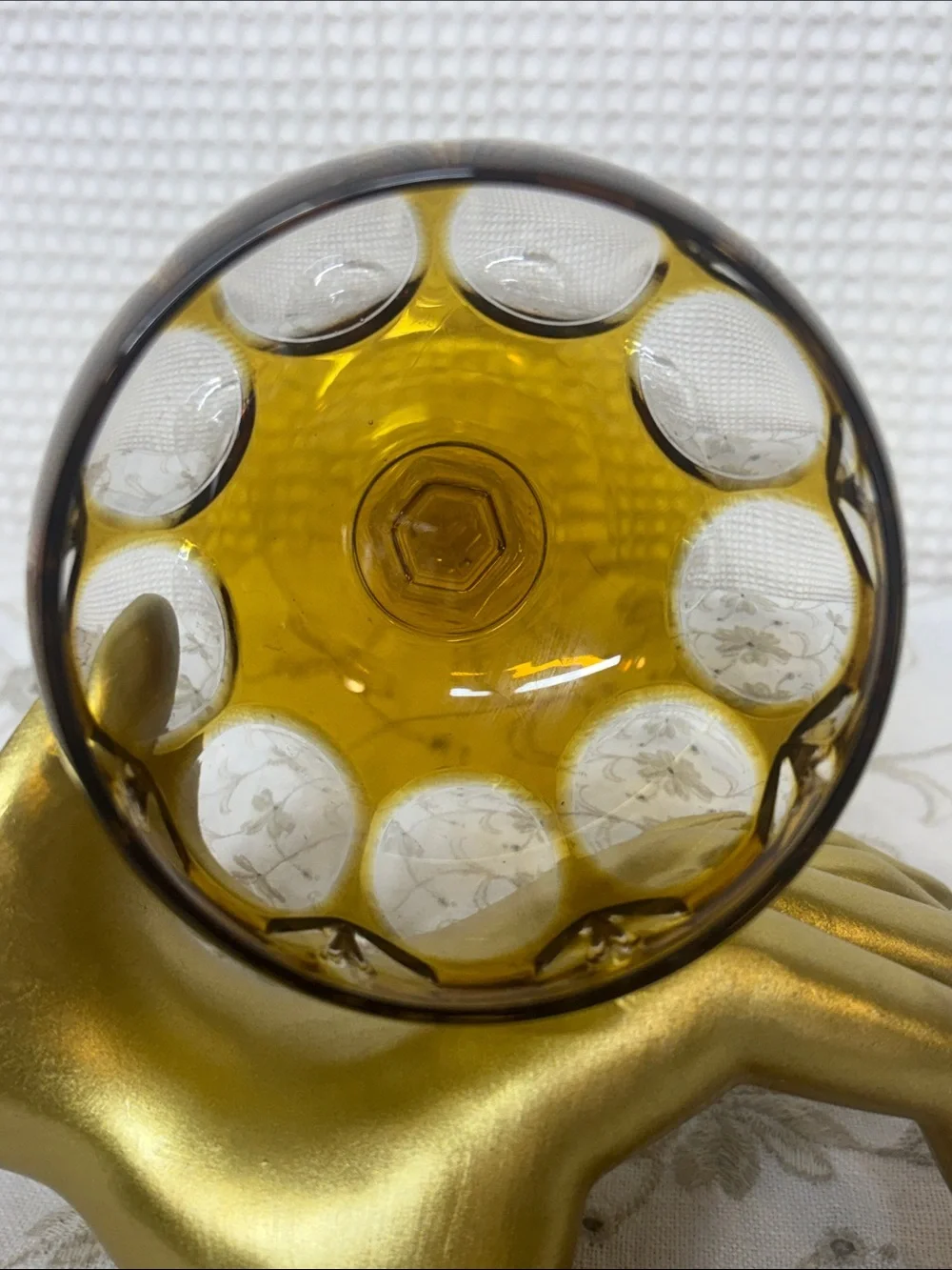 Hock wine glass
